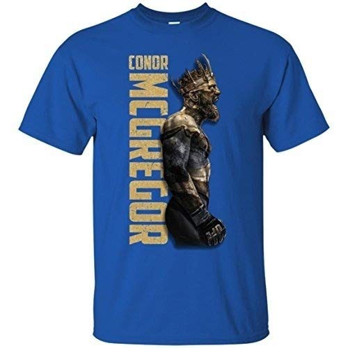 2018 Men Loose T Shirt Conor Mcgregor The King of MMA T Shirt Men Fashion T Shirt Funny T Shirt