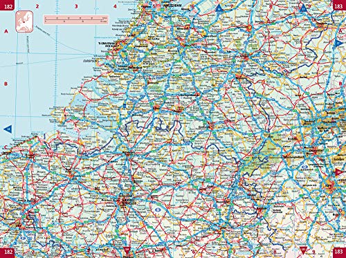 2021 Collins Essential Road Atlas Europe [Idioma Inglés]: A4 Spiral (Collins Road Atlas)