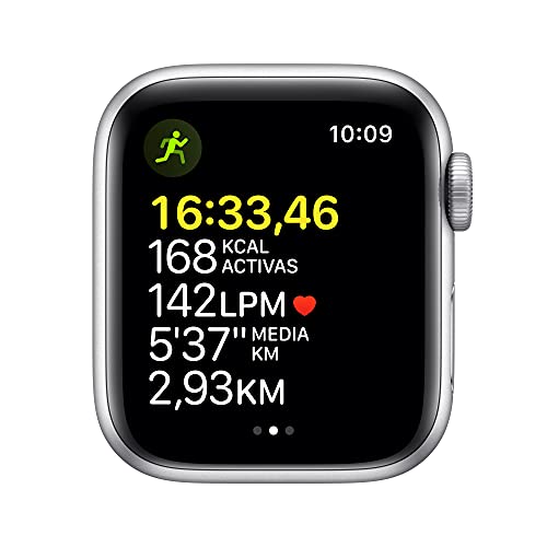 2021 Watch SE (GPS) - Caja de Aluminio en Plata de 40 mm - Correa Deportiva en Color Abismo - Talla única