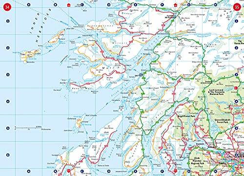 2022 Collins Handy Road Atlas Britain: A5 Spiral