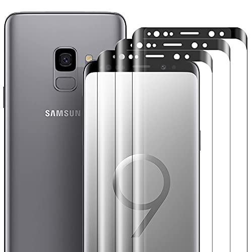 [3 Pack] Protector de Pantalla para Galaxy S9, [9H Dureza] Protector de Pantalla, Vidrio Templado HD Film Cristal Templado Compatible con Samsung Galaxy S9