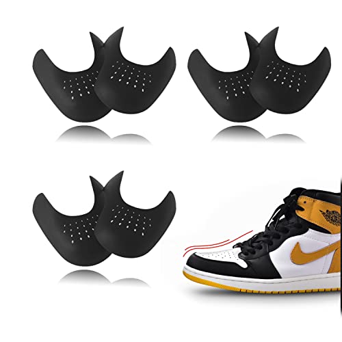 3 Pares de Escudos de Zapatos para Hombre, Prevendedores de Pliegues Abolladura de Zapatillas de Deporte Zapatos para Hombres 7-12, 3 Colores Protector para Contra Las Arrugas de Los Zapatos