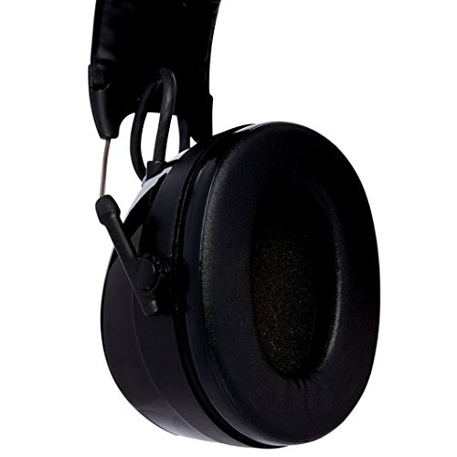 3M HRXS220A Protectores Auditivos con Radio FM, 32 dB, Negro