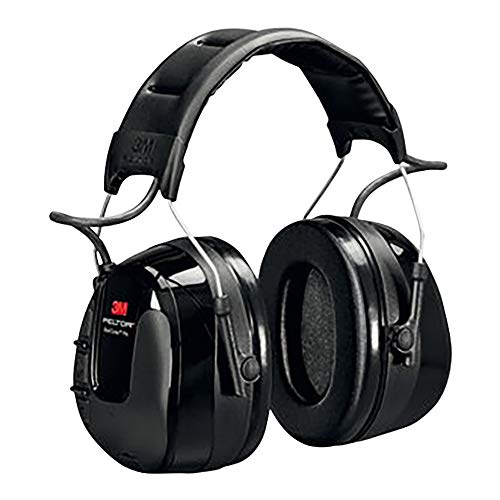 3M HRXS220A Protectores Auditivos con Radio FM, 32 dB, Negro