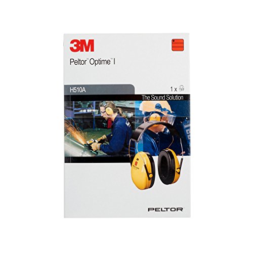 3M Peltor H510A Orejeras de protección, 1 unidad/caja, amarillo