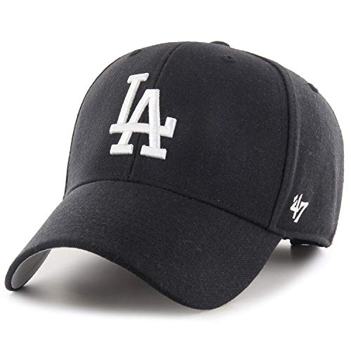 '47 Unisex Adulto Brand Los Angeles Dodgers Cap B-mvp12 Gorra Not Applicable, Negro (Black B/Mvp12wbv/Bkj), Talla Única
