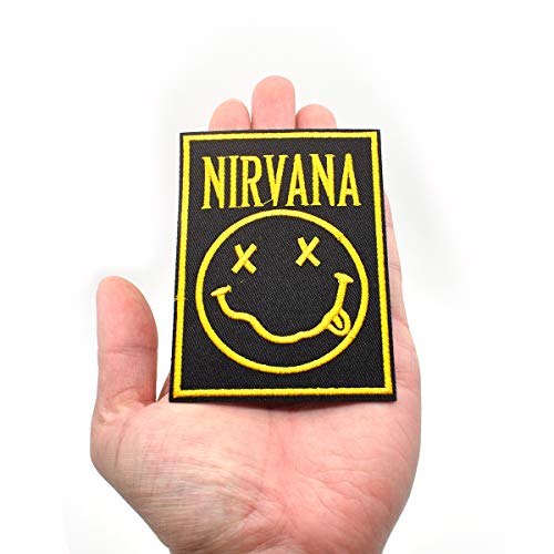 5 parches para ropa, (Rock Band/Rock and Roll) parches para coser, parches termoadhesivos, parches de hierro para bordado, apliques para ropa, vaqueros, chaquetas, mochilas