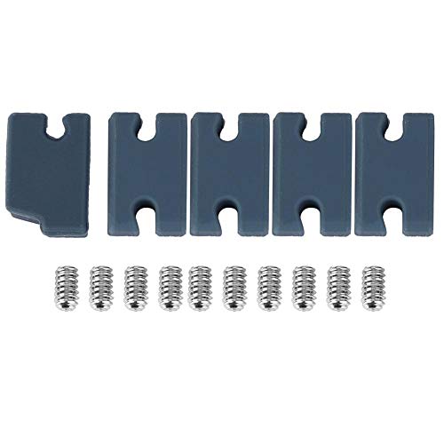 5 PCS/Set Kit de compatibilidad de Aleta de PVC Accesorios de Tabla de Surf de Relleno de pestañas FCS 2 Ajustador de timón Kit de compatibilidad de Aleta Ajustador de Aleta de Cola