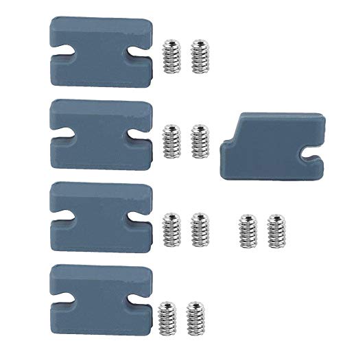 5 PCS/Set Kit de compatibilidad de Aleta de PVC Accesorios de Tabla de Surf de Relleno de pestañas FCS 2 Ajustador de timón Kit de compatibilidad de Aleta Ajustador de Aleta de Cola