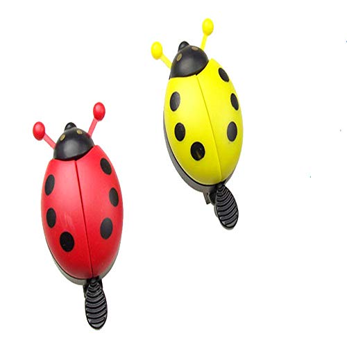 8PCS Kids Bike Bell Bike Bell Bug - Lovely Kid Beetle Ladybug Ring Bicicleta Bell para ciclismo Bike Ride Horn Alarm Trompeta de bicicleta al por mayor - Bicicleta Bell Funny