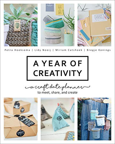 A Year of Creativity: A Craft Date Planner to Meet, Share, and Create (English Edition)