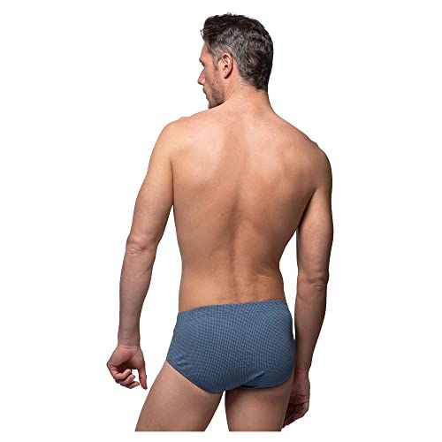 Abanderado Esenciales Ropa Interior de Hombres, Cuadro Azul Gris, 52 (Pack de 3)