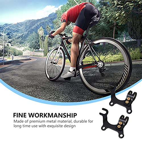 ABOOFAN 2 Piezas Soporte de Freno de Disco de Bicicleta Adaptador de Freno de Disco Ajustable Soportes de Freno Convertidor Soporte de Montaje para Bicicleta MTB Bicicleta Rueda Delantera