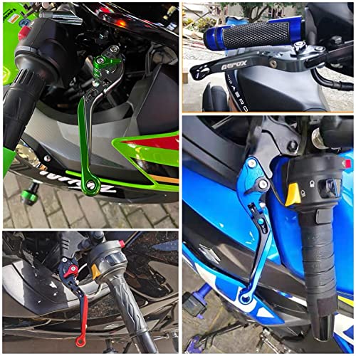 Accesorios CNC De Motocicleta Ajustable Plegable Extensible con Palancas De Embrague De Freno con Logotipo para Yamaha XT600E XT600 E XT 600E 1990-2002 (Color : Rojo)