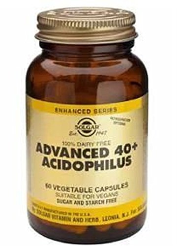 Acidophilus Avanzado 40 + 60 cápsulas vegetales de Solgar