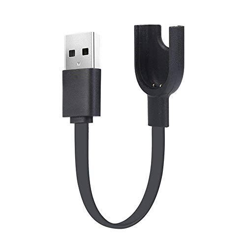 actecom Cable USB de Carga y sincronización de Carga Base de Repuesto Compatible con Xiaomi mi Band 3