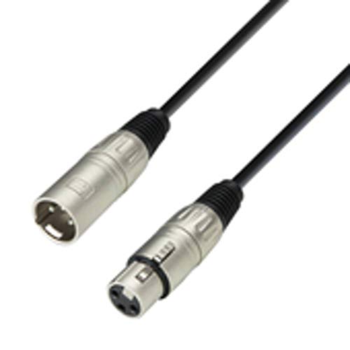 Adam Hall 3 Star Series - Cable de Audio (Conector XLR Macho a Conector Hembra, 3 m)