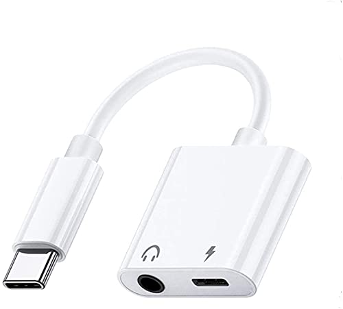 Adaptador Auriculares Tipo C，Adaptador de Audio de Auriculares USB C a 3.5 mm Tipo c Cargador Dongle Convertidor USB C para Google Pixel 4 4XL 3 3XL 2 2XL, iPad Pro Samsung Note 10 / S20 y más