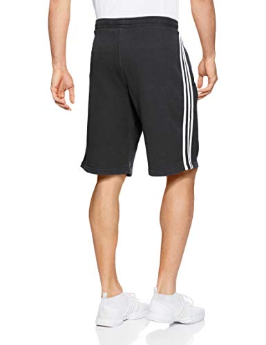 Adidas 3-Stripe Short Sport Shorts, Hombre, Black, XS