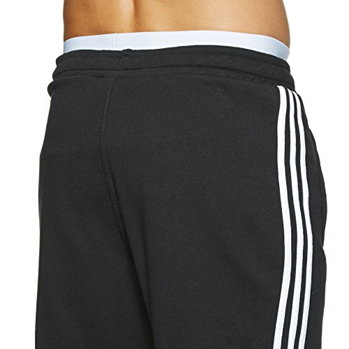 Adidas 3-Stripe Short Sport Shorts, Hombre, Black, XS