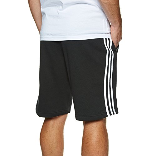 Adidas 3-Stripe Short Sport Shorts, Hombre, Black, XS