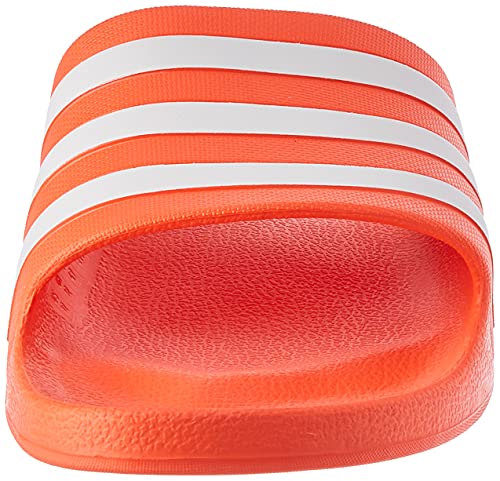 adidas Adilette Aqua, Sandalias deslizantes Hombre, Solar Red/Cloud White/Solar Red, 40.5 EU