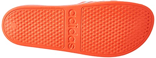 adidas Adilette Aqua, Sandalias deslizantes Hombre, Solar Red/Cloud White/Solar Red, 40.5 EU