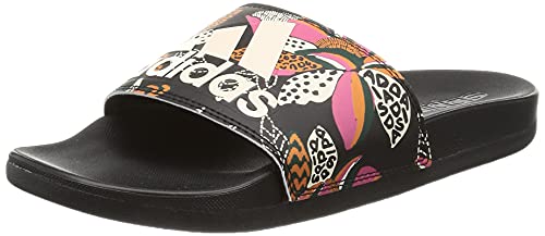 adidas Adilette Comfort, Chanclas Mujer, NEGBÁS/BLAMAR/NEGBÁS, 38 EU