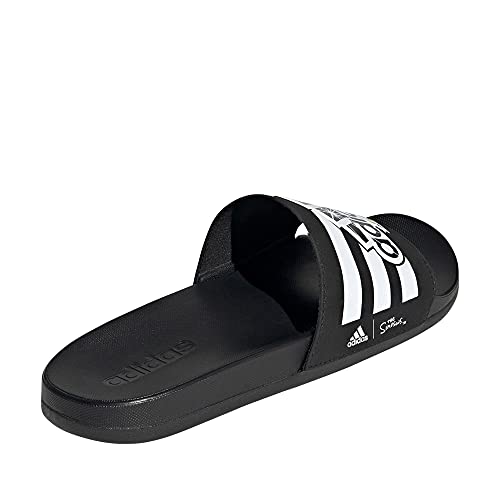 adidas Adilette Comfort, Chanclas Unisex Adulto, NEGBÁS/FTWBLA/NEGBÁS, 42 EU