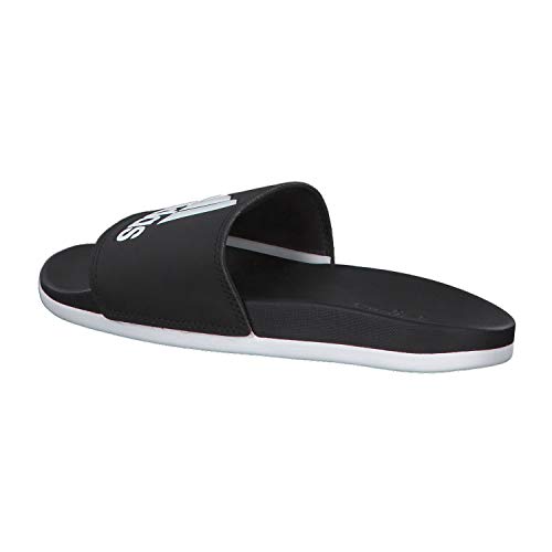 adidas Adilette Comfort, Slide Sandal Mujer, Core Black/Footwear White/Core Black, 40.5 EU