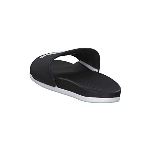 adidas Adilette Comfort, Slide Sandal Mujer, Core Black/Footwear White/Core Black, 40.5 EU