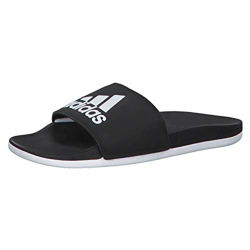 adidas Adilette Comfort, Slide Sandal Mujer, Core Black/Footwear White/Core Black, 40.5 EU