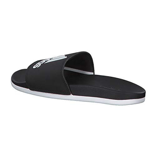 adidas Adilette Comfort, Slide Sandal Mujer, Core Black/Footwear White/Core Black, 42 EU