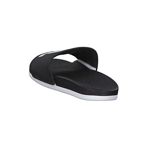 adidas Adilette Comfort, Slide Sandal Mujer, Core Black/Footwear White/Core Black, 42 EU