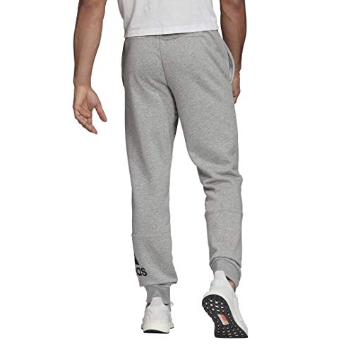 adidas Badge of Sport French Terry Pantalones para Hombre, Hombre, Pantalones, IRX95, Gris, XL