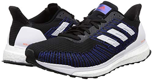 Adidas Boost ST 19 M, Zapatillas Running Hombre, Negro Core Black Dash Grey Solar Red, 45 1/3 EU