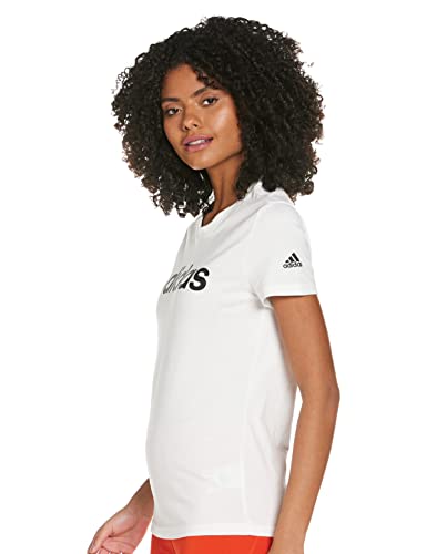 adidas Camiseta W E LIIN Slim T DU0629 Blanco, S