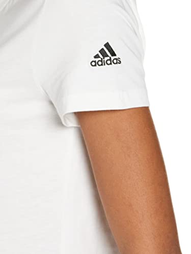 adidas Camiseta W E LIIN Slim T DU0629 Blanco, S