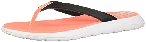 adidas Comfort, Chanclas Mujer, Cblack/Ftwwht/Sigcor, 39 1/3 EU