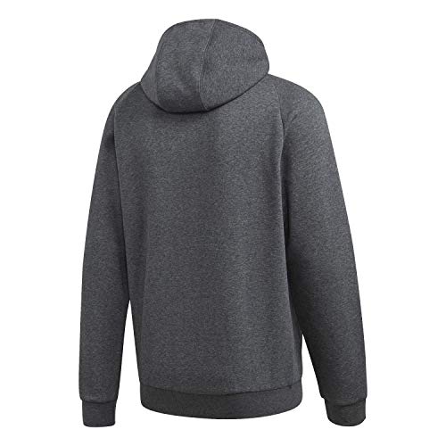 adidas CORE18 FZ Hoody Sweatshirt, Hombre, Dark Grey Heather/Black, M