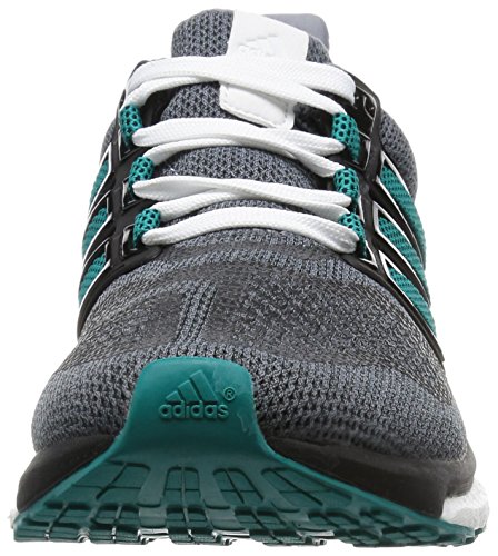 adidas Energy Boost 3 W, Zapatillas de Deporte Mujer, Gris/Verde/Negro (Gris/Eqtver/Negbas), 37 1/3