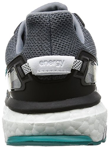 adidas Energy Boost 3 W, Zapatillas de Deporte Mujer, Gris/Verde/Negro (Gris/Eqtver/Negbas), 37 1/3