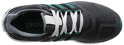 adidas Energy Boost 3 W, Zapatillas de Deporte Mujer, Gris/Verde/Negro (Gris/Eqtver/Negbas), 37 1/3
