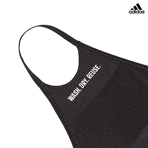 adidas Face Cover Large-Not For Medical Use, Unisex Adulto, Multicolor/Black/White/Power Red, NS'