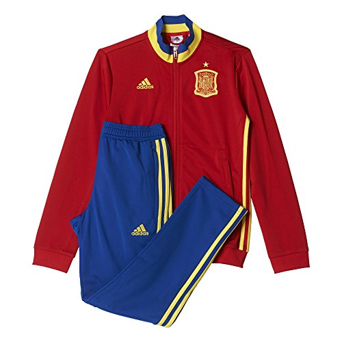 adidas FEF PES Suit Y Chándal, Niños, Rojo/Amarillo/Azul-(Escarl/AMABRI/Reauni), 176