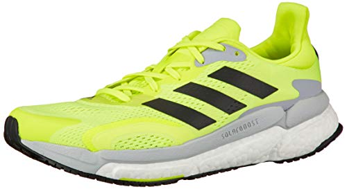 adidas Fy0315-8m, Zapatillas de Running Hombre, Solar Yellow Core Black Halo Silver, 42 2/3 EU