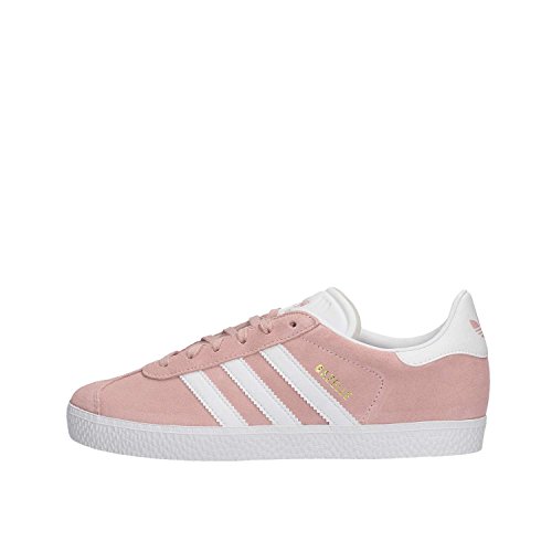 Adidas Gazelle JR, Zapatillas de Gimnasia Unisex Adulto, Rosa Icey Pink F17 FTWR White Gold Met Icey Pink F17 FTWR White Gold Met, 38 2/3 EU