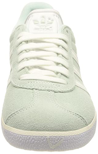 adidas Gazelle, Sneaker Mujer, Halo Mint/Core White/Silver Metallic, 36 EU