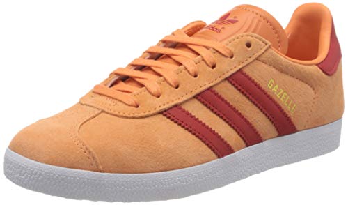 Adidas Gazelle W, Zapatillas de Deporte Mujer, Ámbar Amber Tint Lush Red FTWR White, 38 2/3 EU