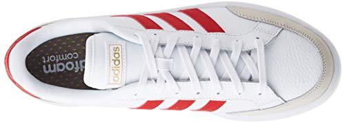 adidas Grand Court SE, Sneaker Hombre, Cloud White/Scarlet/Chalk White, 42 EU